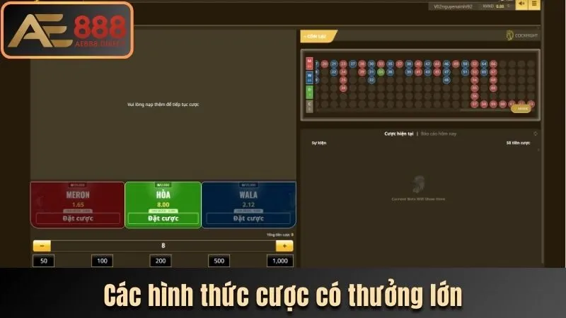 Các hình thức cược có thưởng lớn